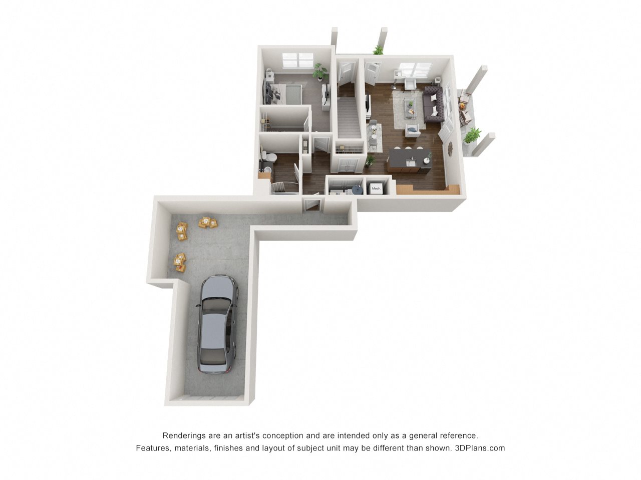 Floor Plans of Hawthorn Luxury Apartments in Kenosha, WI